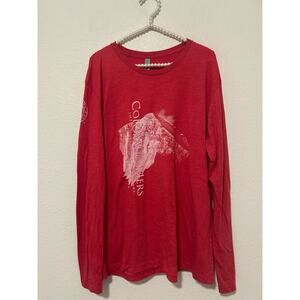 NEW Colorado Unisex Size XL Shirt Mountain Peaks 14ERS Red Long Sleeve Top